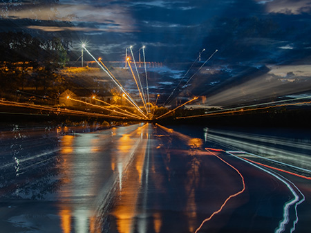 starburst_street_lights_4x3 City street with light bursts streaking across the screen